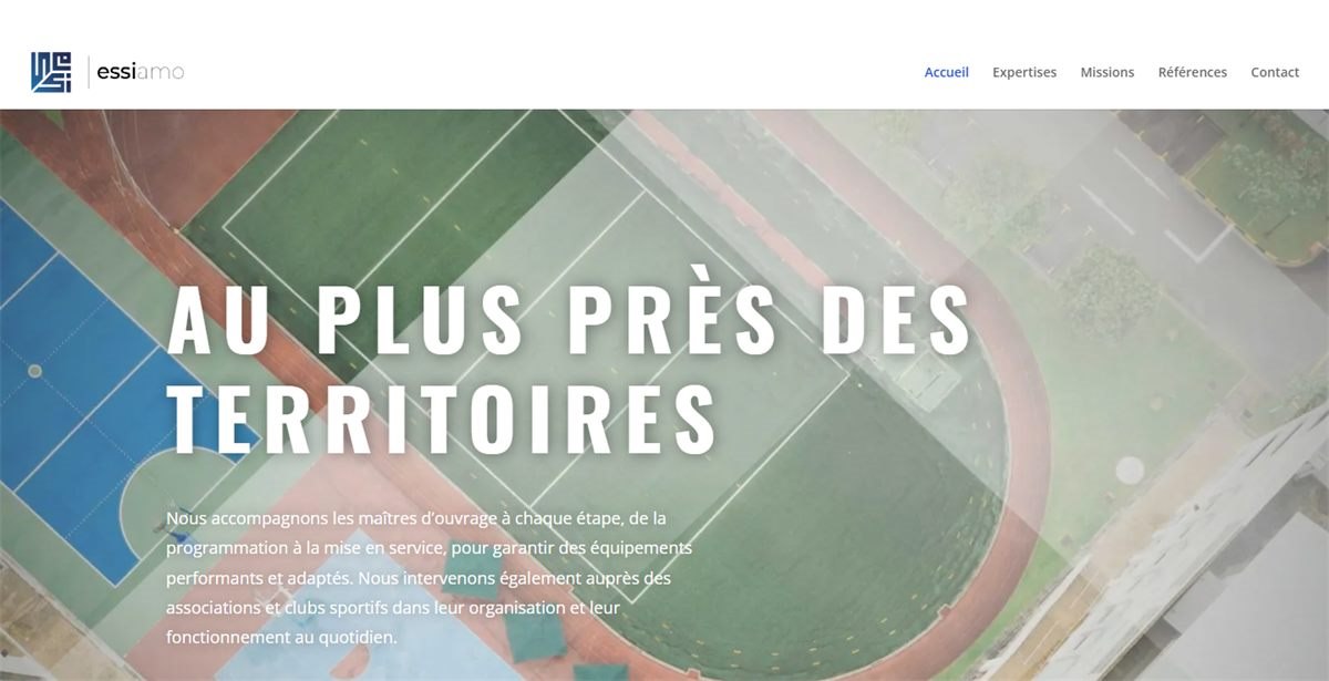 Aperçu du site Essiamo